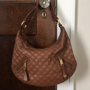 Marc Jacobs Quilted Leather Banana Hobo Bag